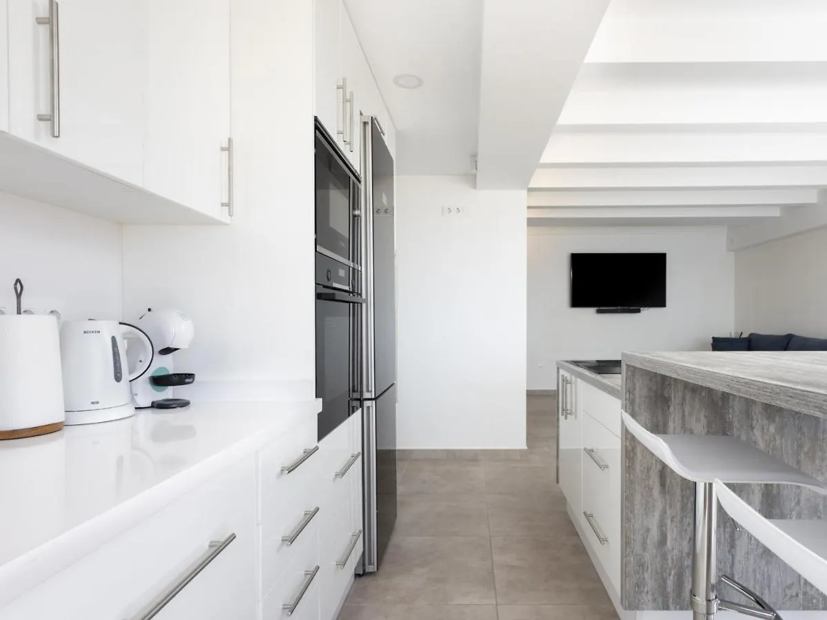 Duplex Moderno De Lujo Con Terraza, Vista Al Mar Y Wi-Fi 600 Mb - Es-279-10 Daire Puerto de Santiago