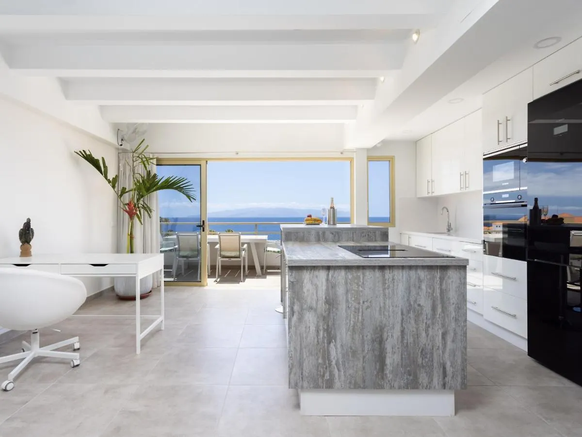 Duplex Moderno De Lujo Con Terraza, Vista Al Mar Y Wi-Fi 600 Mb - Es-279-10 Daire Puerto de Santiago  0*, Puerto de Santiago (Tenerife)