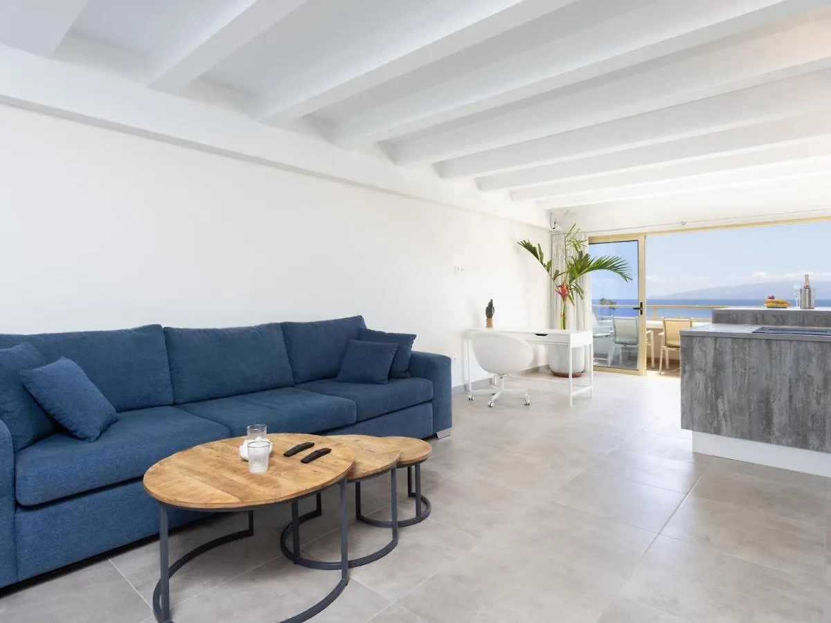 Duplex Moderno De Lujo Con Terraza, Vista Al Mar Y Wi-Fi 600 Mb - Es-279-10 Daire Puerto de Santiago  0*, Puerto de Santiago (Tenerife)